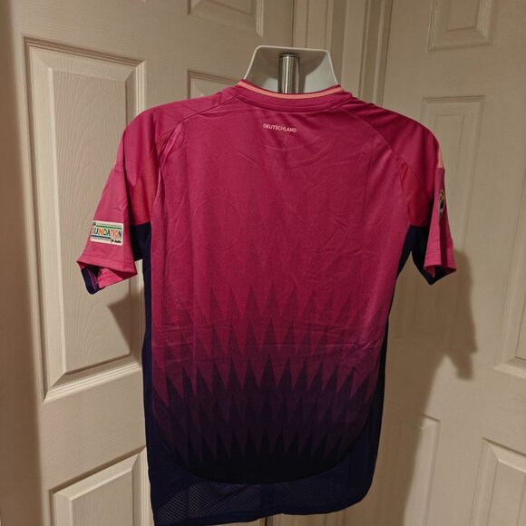 Germany Team Euros 2024/25 Away Pink Jersey adidas Men's Sizes M and L Soccer - Picture 12 of 16